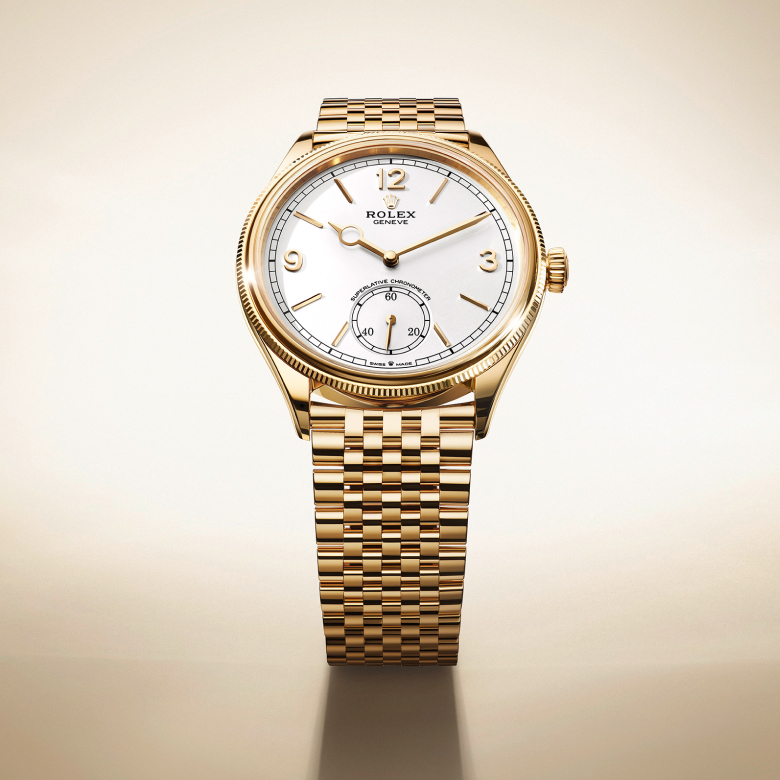 Rolex Perpetual 1908 in 18 kt yellow gold, M52508-0008 - Royal de Versailles