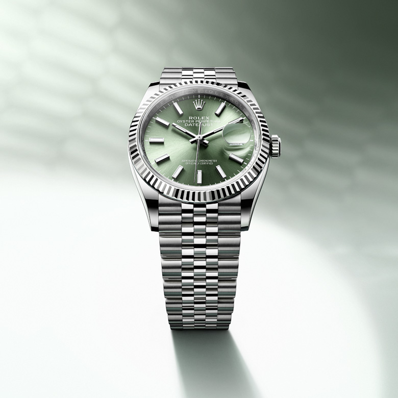 Rolex Datejust in White Rolesor - combination of Oystersteel and white gold, M278384RBR-0008 - Royal de Versailles