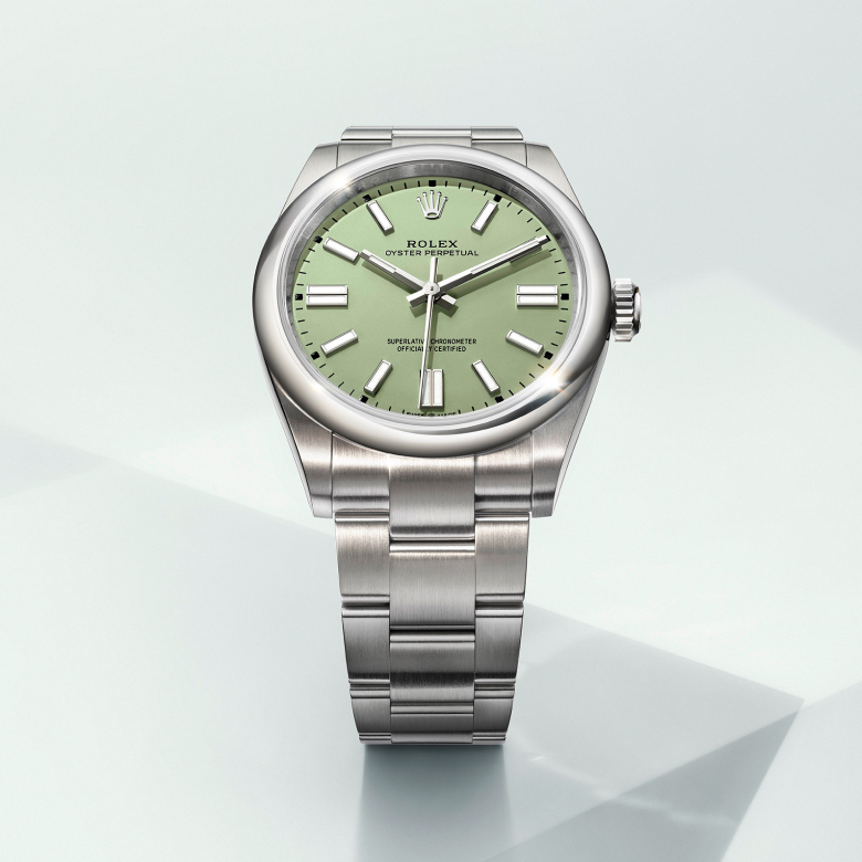 Rolex Oyster Perpetual in Oystersteel, M134300-0006 - Royal de Versailles