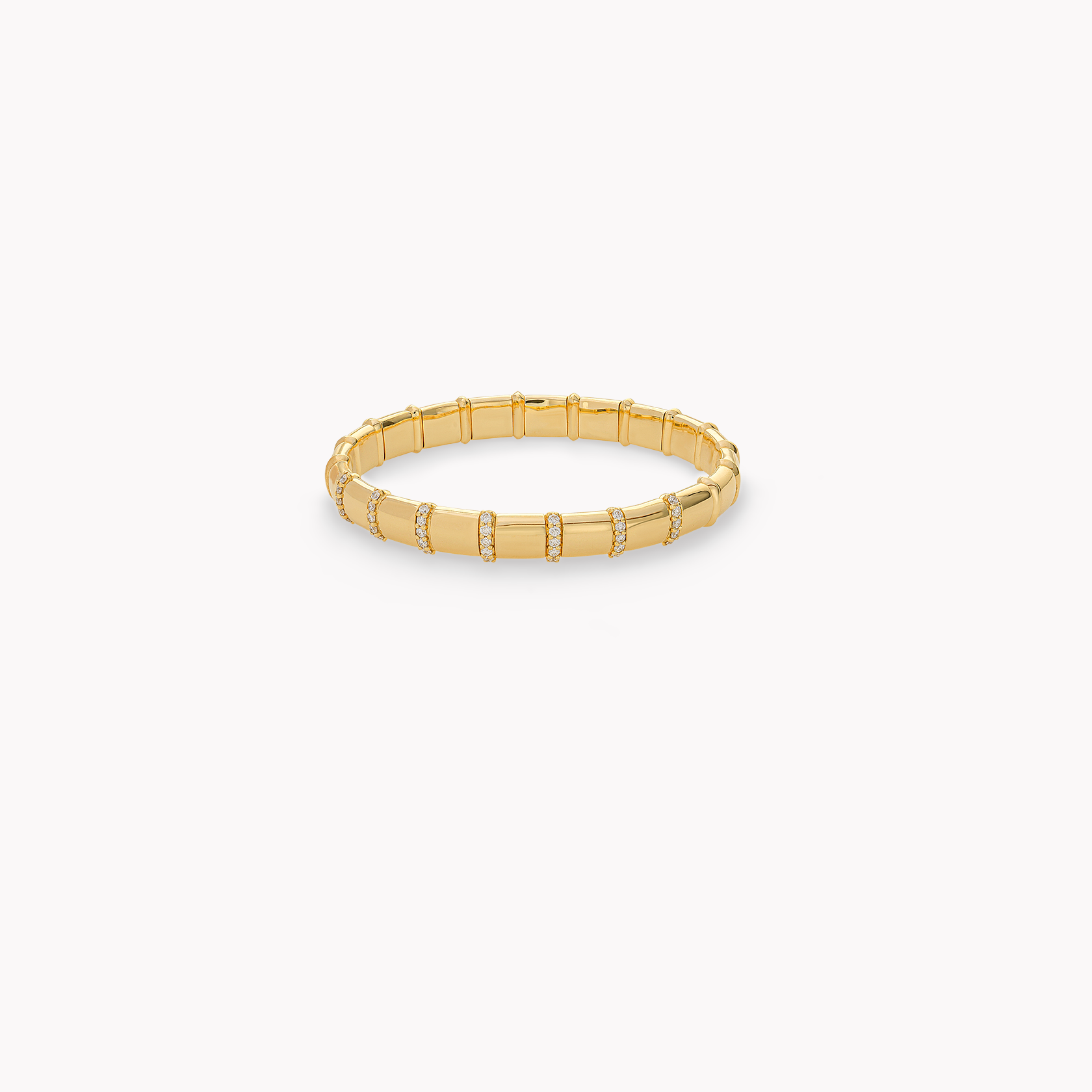 18kt Yellow Gold Diamond Bracelet