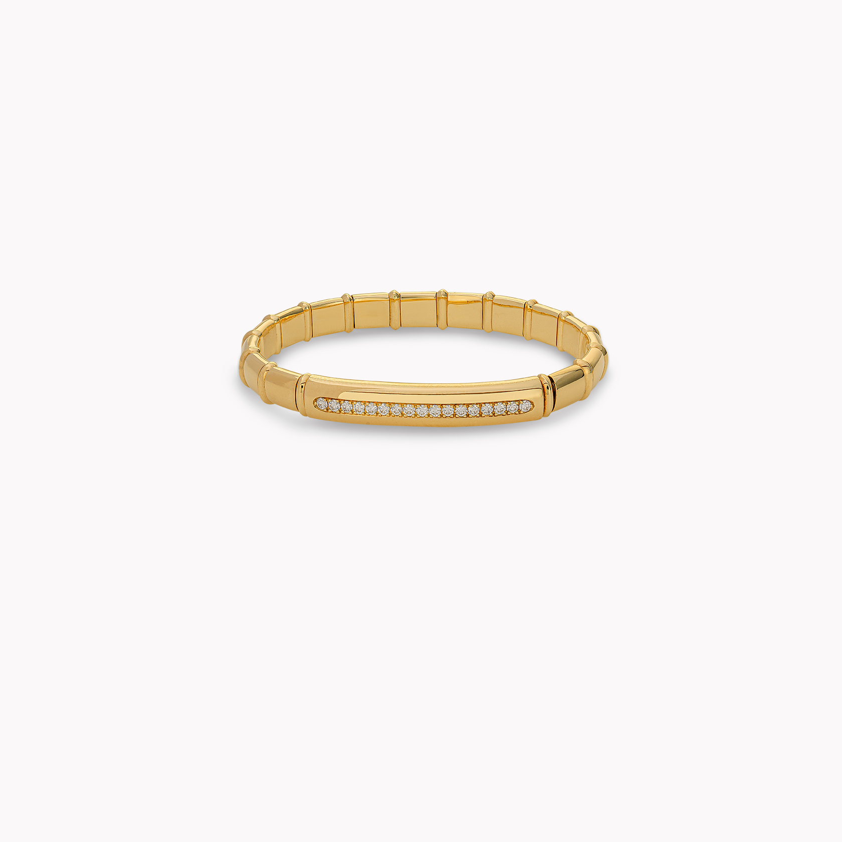 18kt Yellow Gold Diamond Bracelet